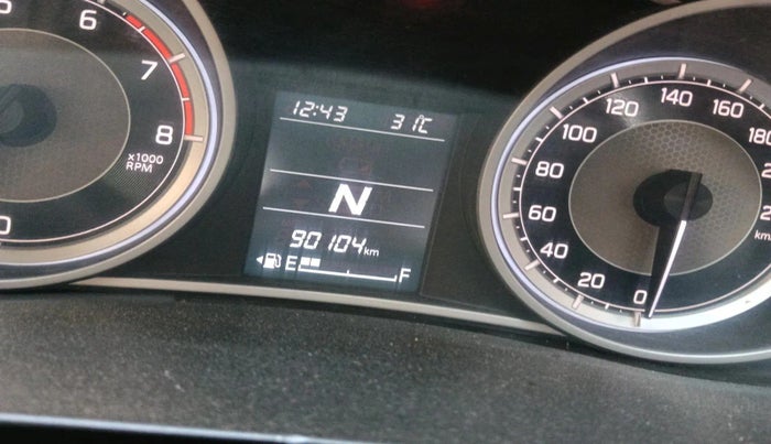 2019 Maruti Dzire VXI AMT, CNG, Automatic, 90,104 km, interior