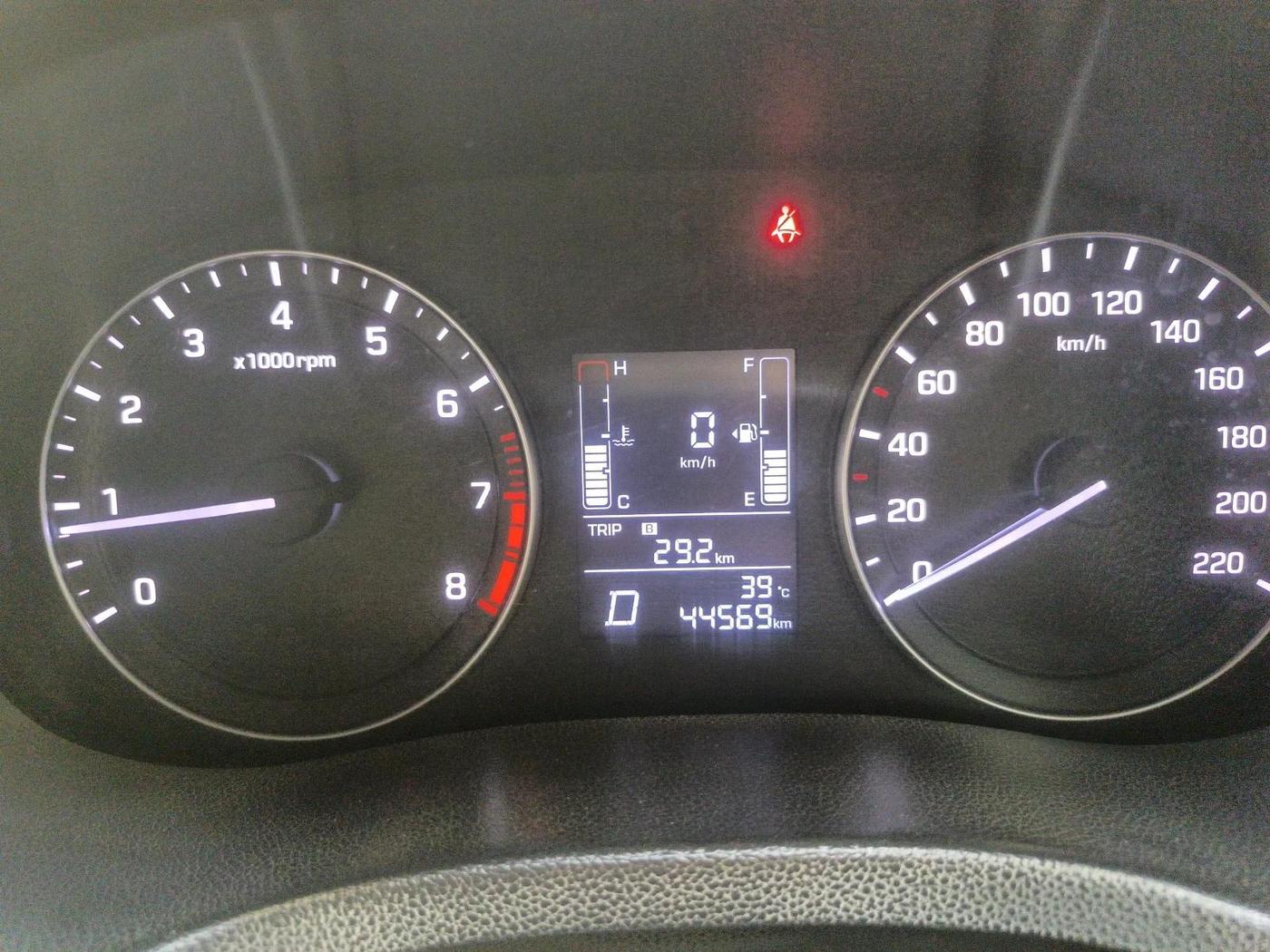 2017 Hyundai Creta SX PLUS AT 1.6 PETROL, Petrol, Automatic, 44,569 km, interior