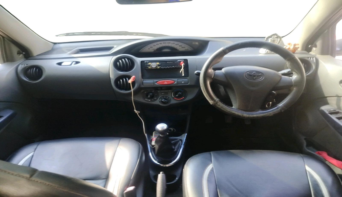 2012 Toyota Etios G, Petrol, Manual, 71,746 km, interior