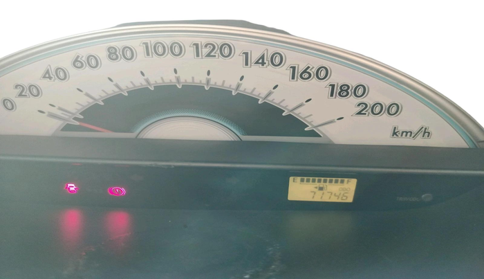 2012 Toyota Etios G, Petrol, Manual, 71,746 km, interior