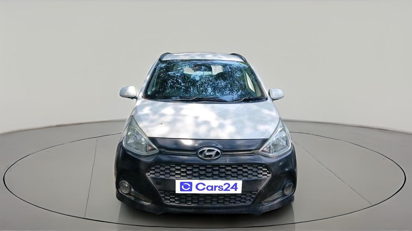 2017 Hyundai Grand i10 SPORTZ (O) AT 1.2 KAPPA VTVT, Petrol, Automatic, 93,026 km, exterior