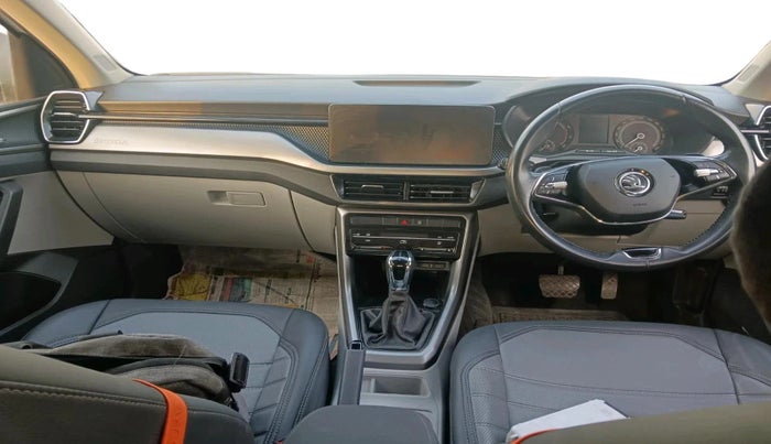 2022 Skoda KUSHAQ AMBITION 1.0L TSI AT, Petrol, Automatic, 25,096 km, interior