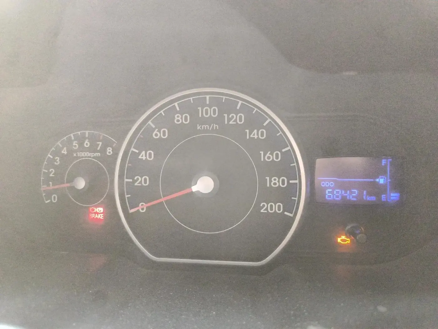 2013 Hyundai i10 MAGNA 1.2, CNG, Manual, 68,421 km, interior