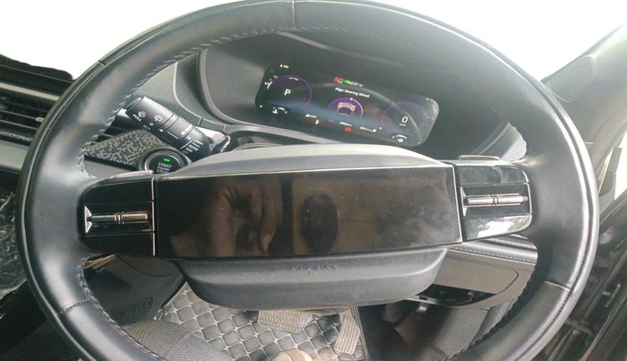 2024 Tata NEXON FEARLESS + SUNROOF DCA DUAL TONE 1.2 PETROL, Petrol, Automatic, 3,700 km, interior