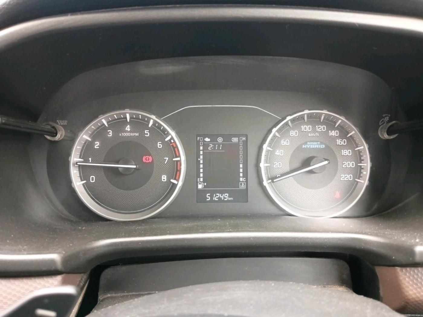 2022 Maruti BREZZA LXI SMART HYBRID, Petrol, Manual, 51,249 km, interior