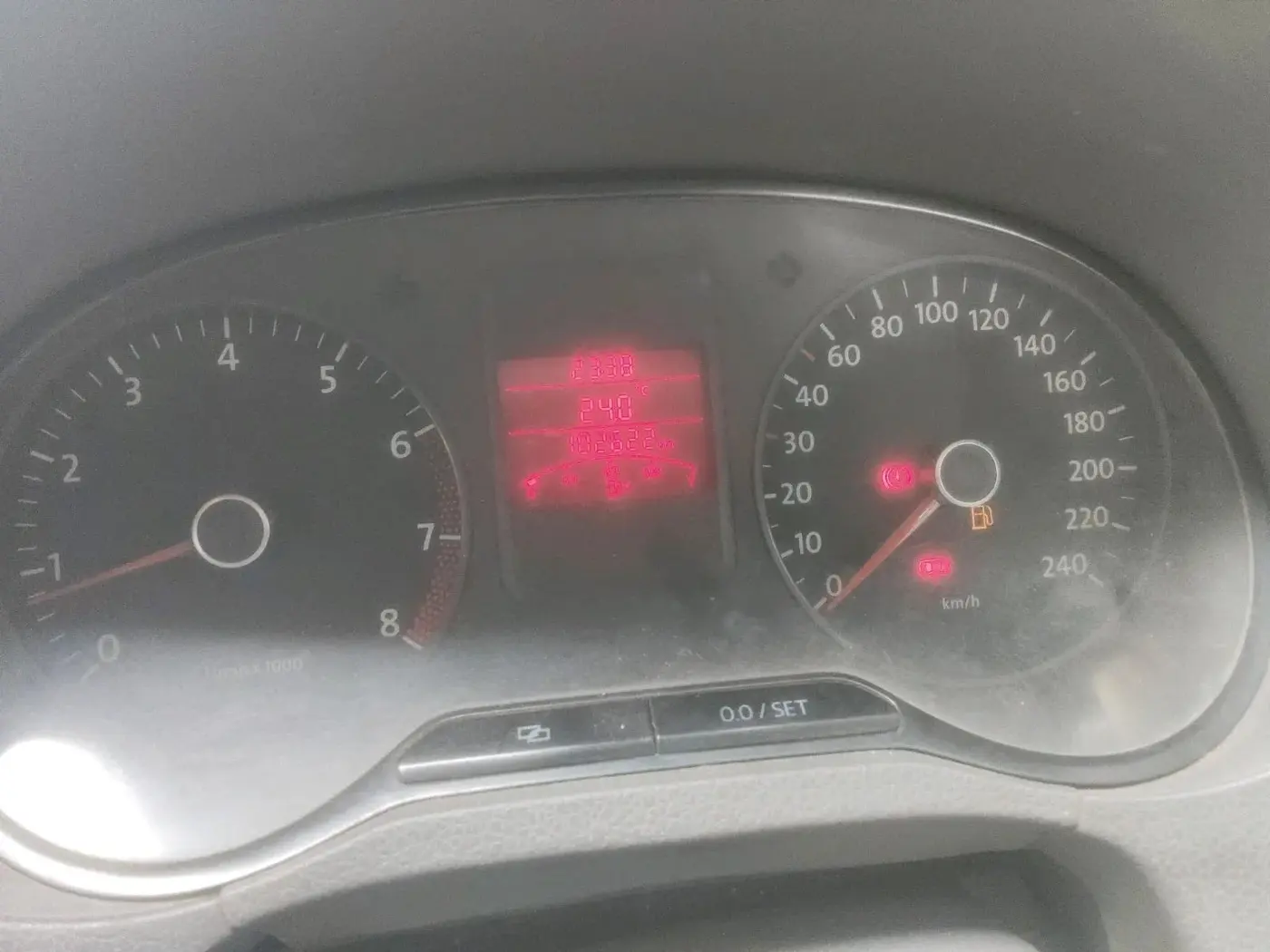 2011 Volkswagen Vento COMFORTLINE 1.6, CNG, Manual, 1,02,622 km, interior