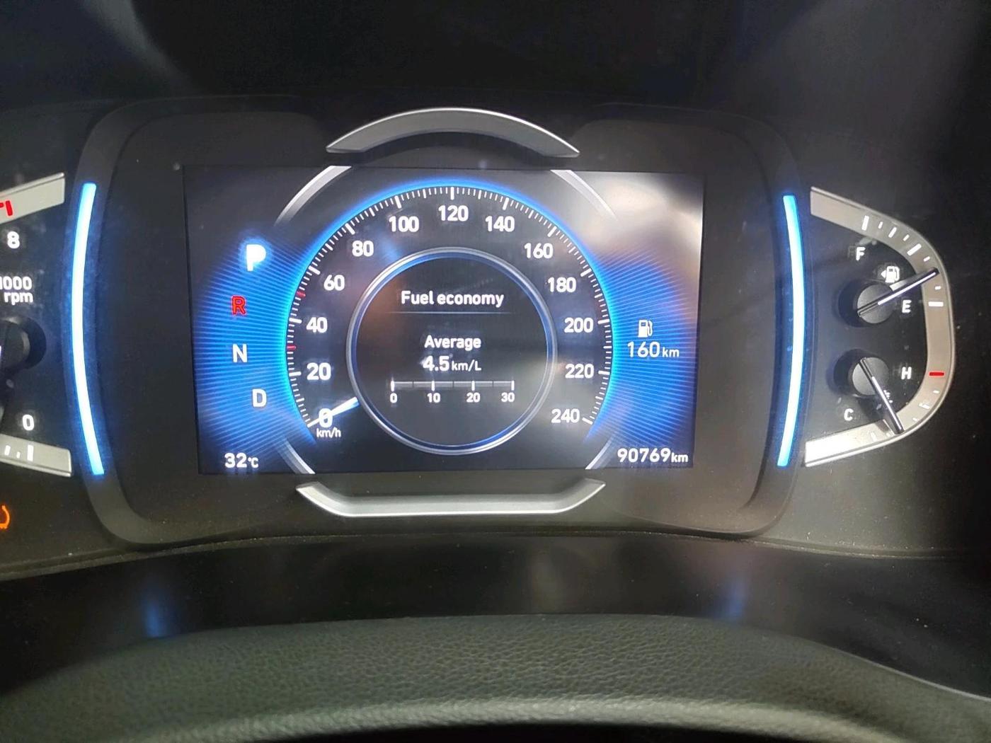 2020 Hyundai Creta SX (O) 1.4 TURBO DCT, Petrol, Automatic, 90,769 km, interior