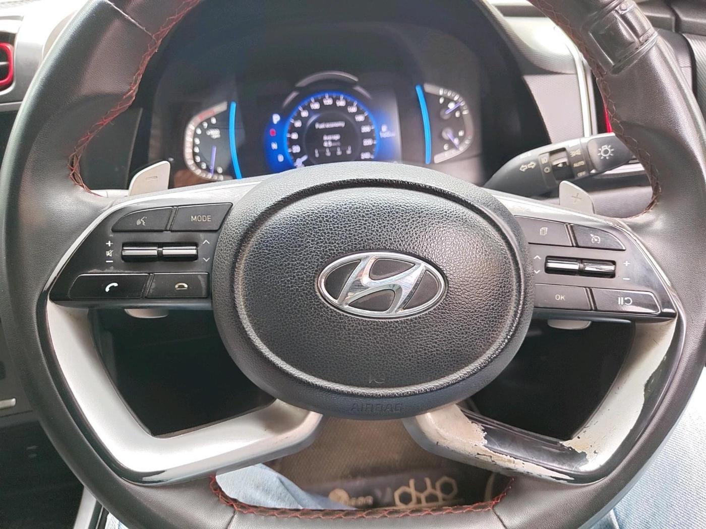 2020 Hyundai Creta SX (O) 1.4 TURBO DCT, Petrol, Automatic, 90,769 km, interior