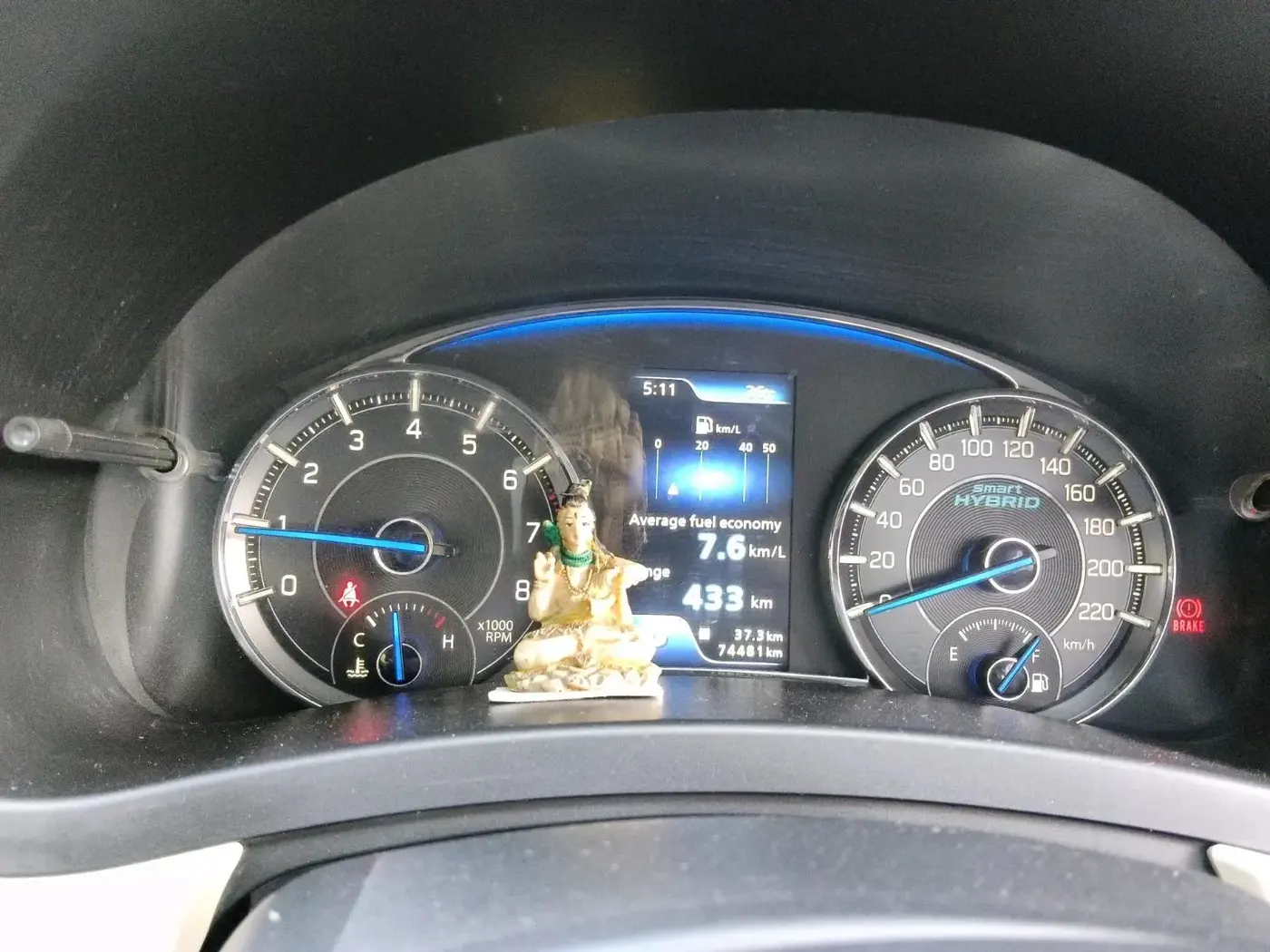 2019 Maruti Ciaz ALPHA  AT 1.5 SHVS PETROL, Petrol, Automatic, 74,481 km, interior