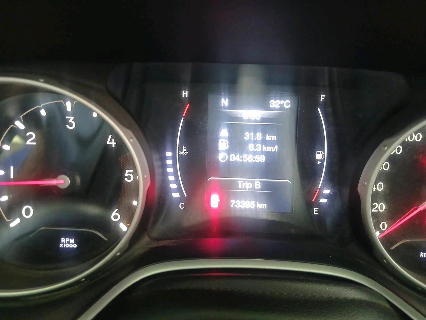 2018 Jeep Compass LONGITUDE 2.0 DIESEL, Diesel, Manual, 73,395 km, interior
