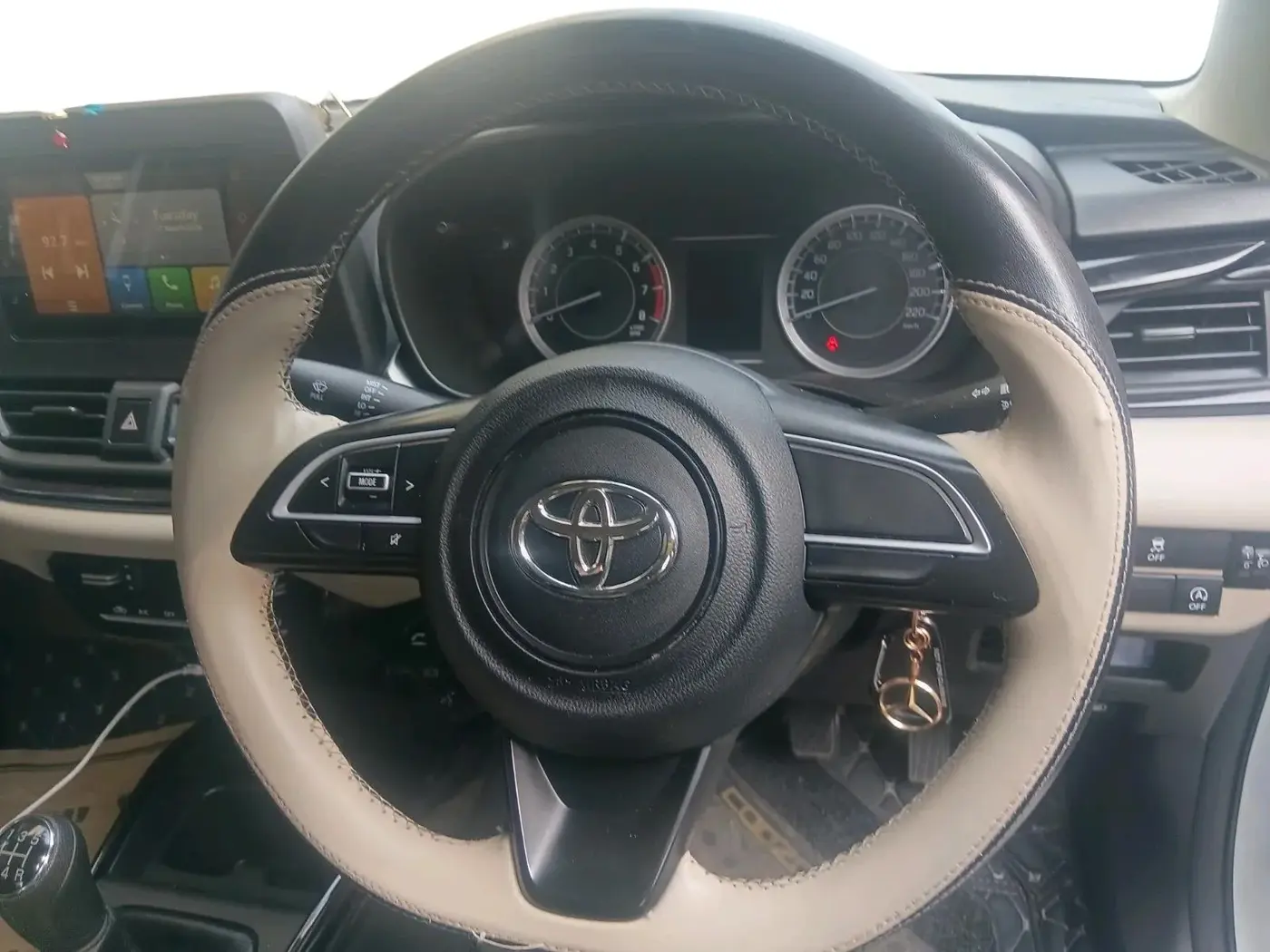2025 Toyota Glanza S, Petrol, Manual, 15,190 km, interior