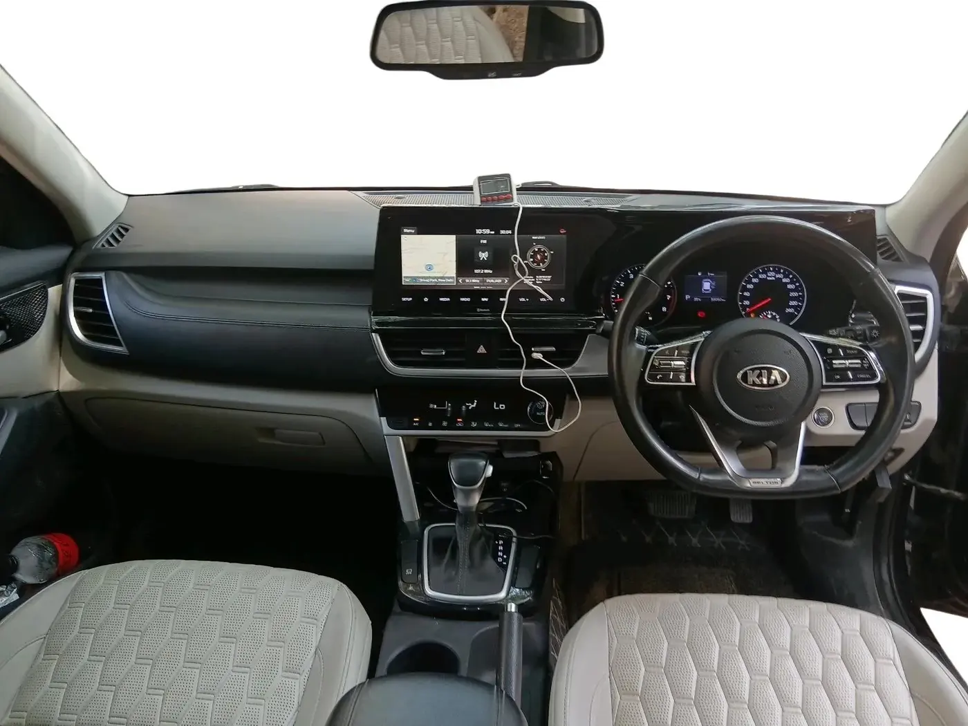 2021 KIA SELTOS HTX 1.5 CVT PETROL, Petrol, Automatic, 59,760 km, interior