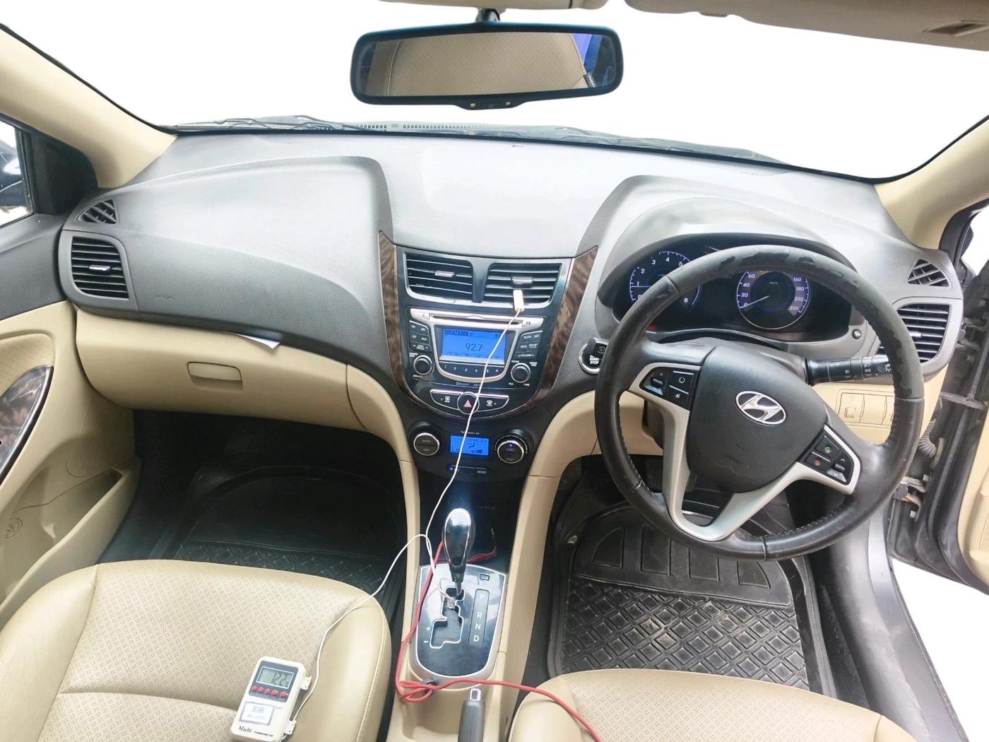 2013 Hyundai Verna FLUIDIC 1.6 VTVT SX OPT AT, Petrol, Automatic, 46,889 km, interior