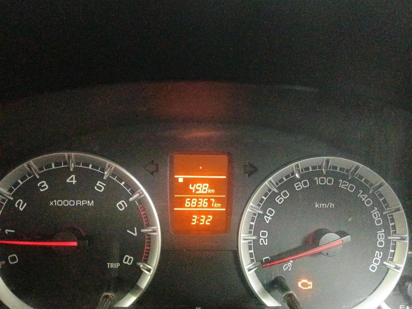 2012 Maruti Swift VXI, CNG, Manual, 68,367 km, interior