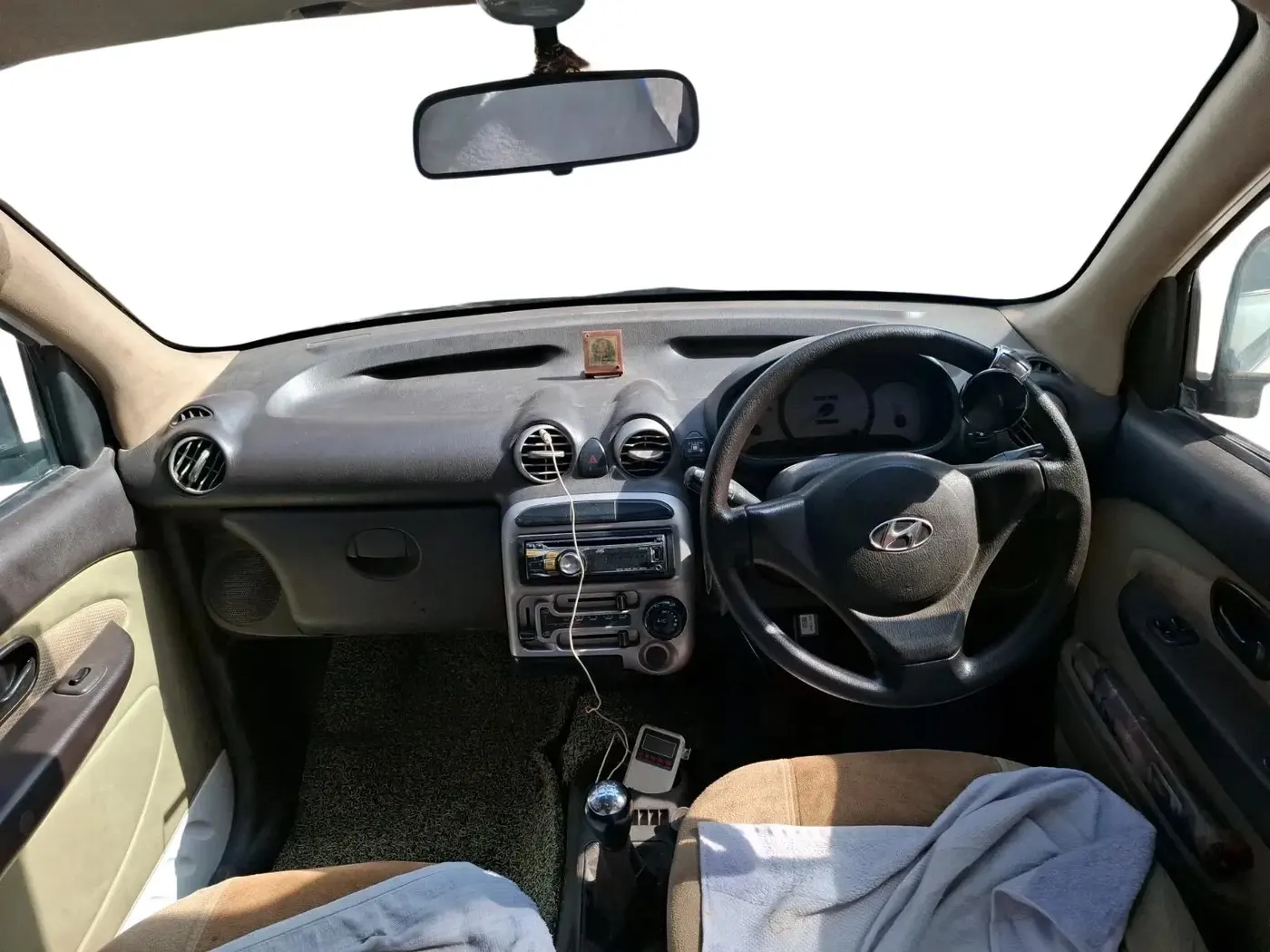 2011 Hyundai Santro Xing GL, CNG, Manual, 85,646 km, interior