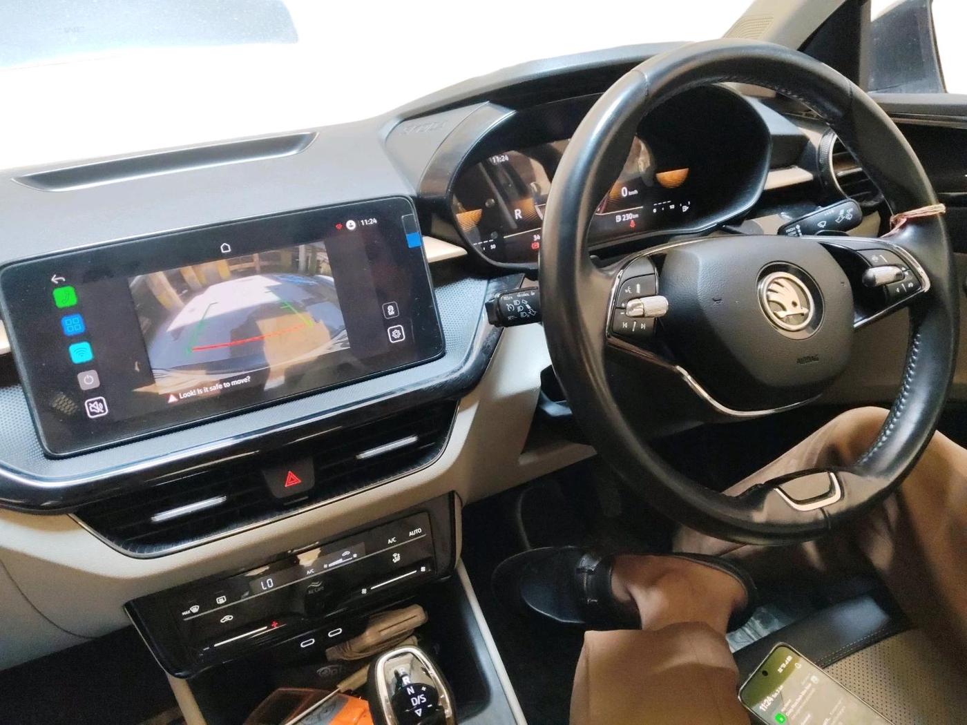 2024 Skoda SLAVIA STYLE 1.0L TSI AT, Petrol, Automatic, 34,227 km, interior