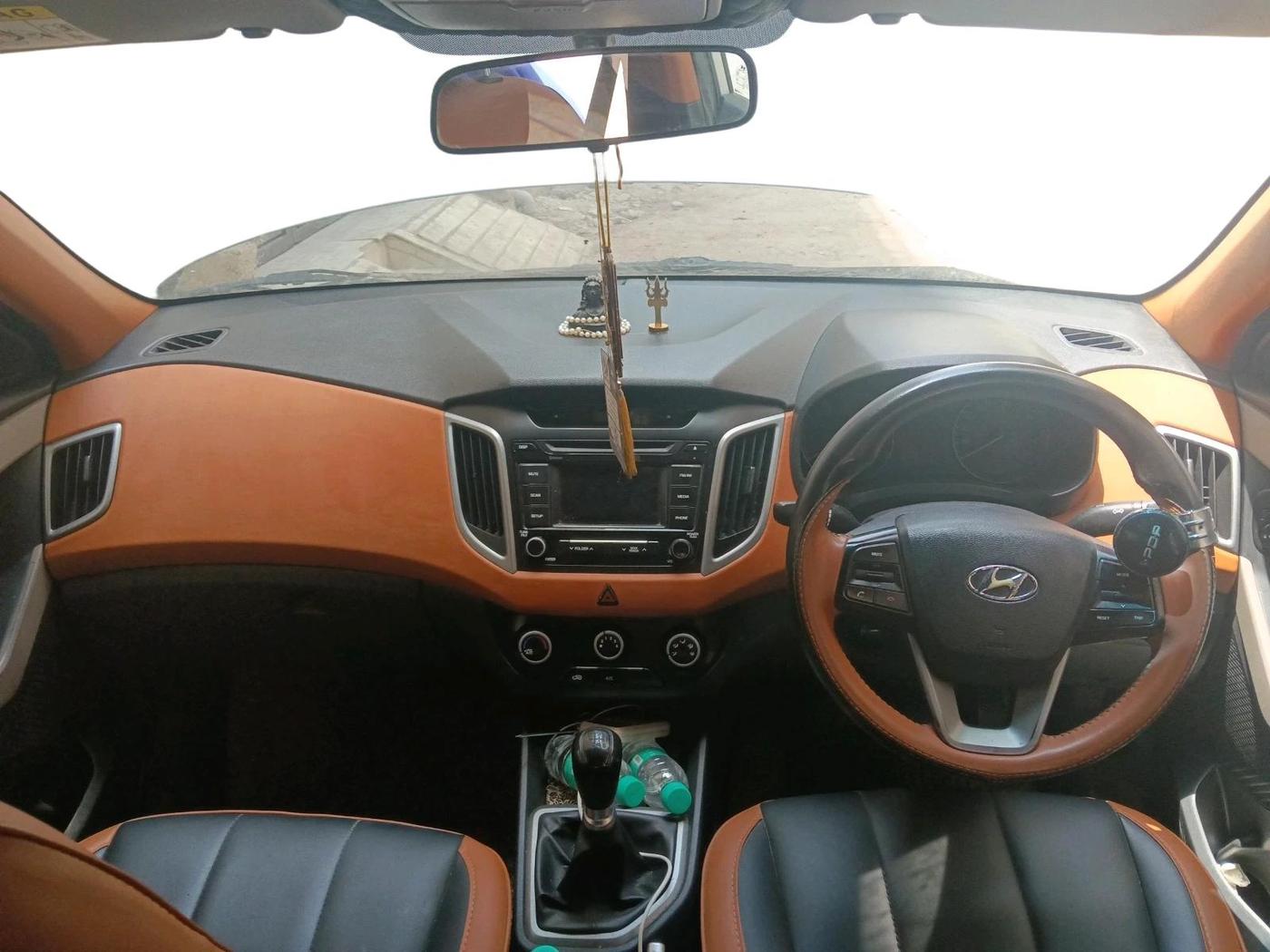 2017 Hyundai Creta E PLUS 1.6 PETROL, Petrol, Manual, 1,11,213 km, interior