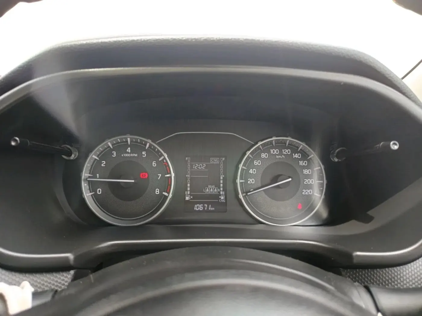 2025 Maruti BREZZA LXI S- CNG, CNG, Manual, 10,671 km, interior