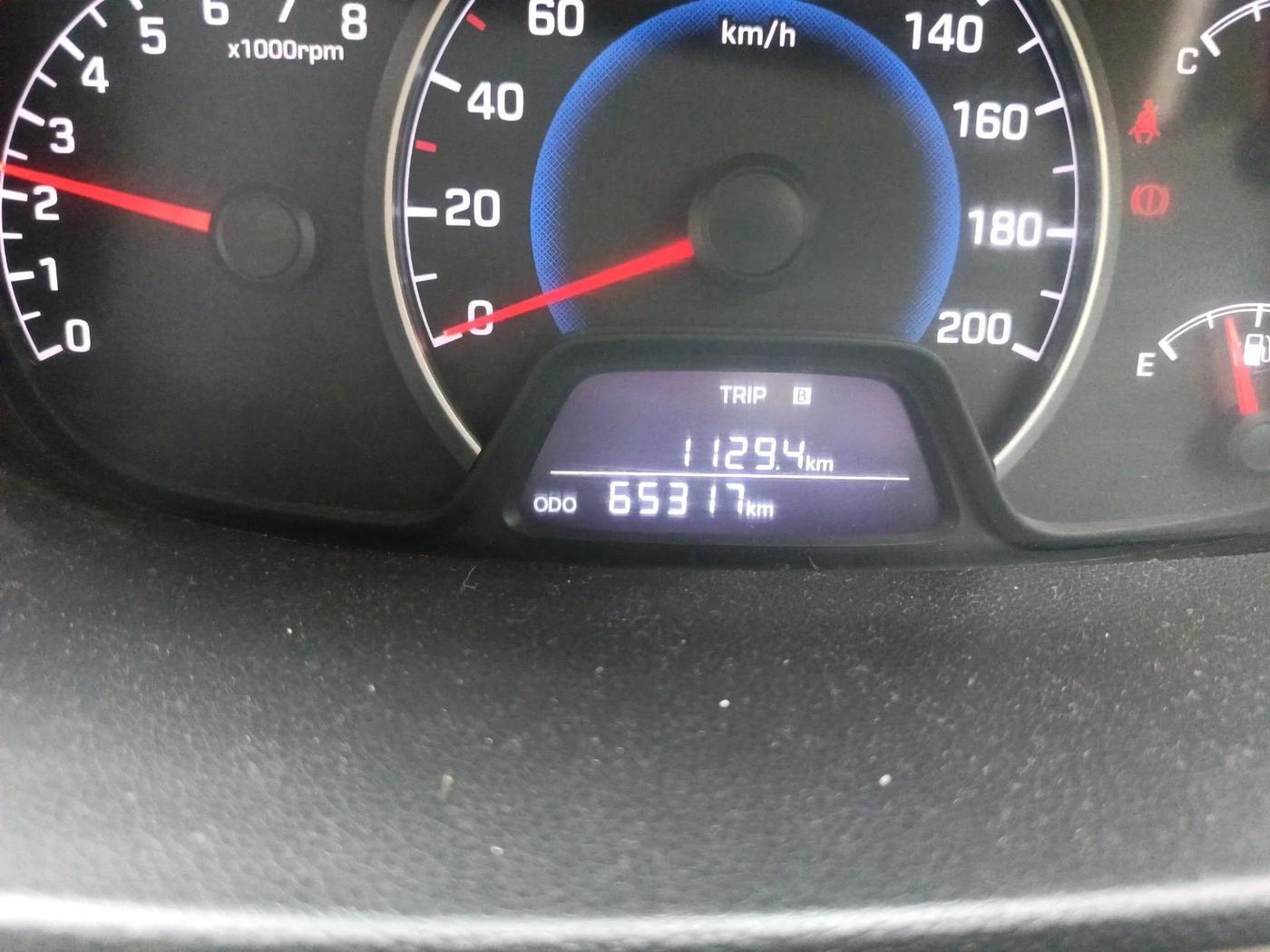 2015 Hyundai Grand i10 MAGNA 1.2 KAPPA VTVT, Petrol, Manual, 65,317 km, interior