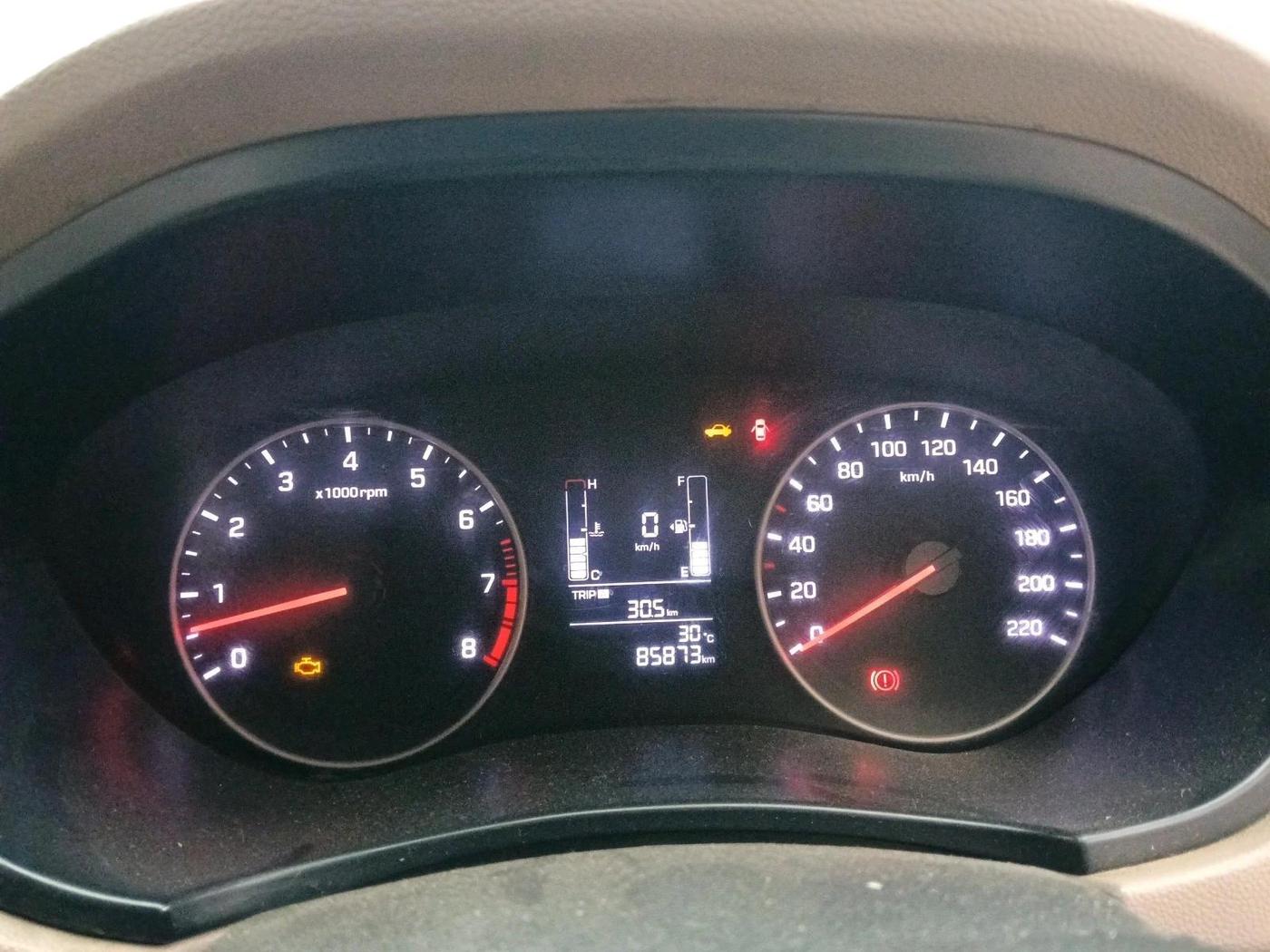 2018 Hyundai Elite i20 MAGNA EXECUTIVE 1.2, CNG, Manual, 85,873 km, interior