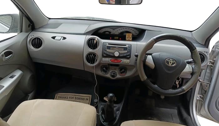 2011 Toyota Etios V, Petrol, Manual, 34,896 km, interior