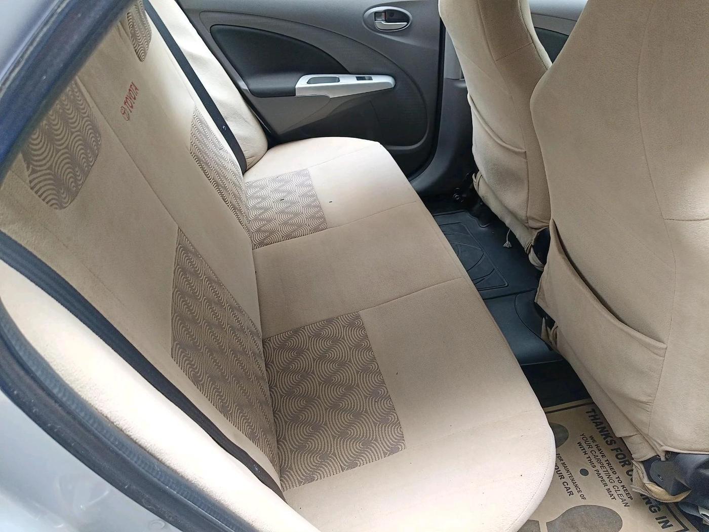 2011 Toyota Etios V, Petrol, Manual, 34,896 km, interior