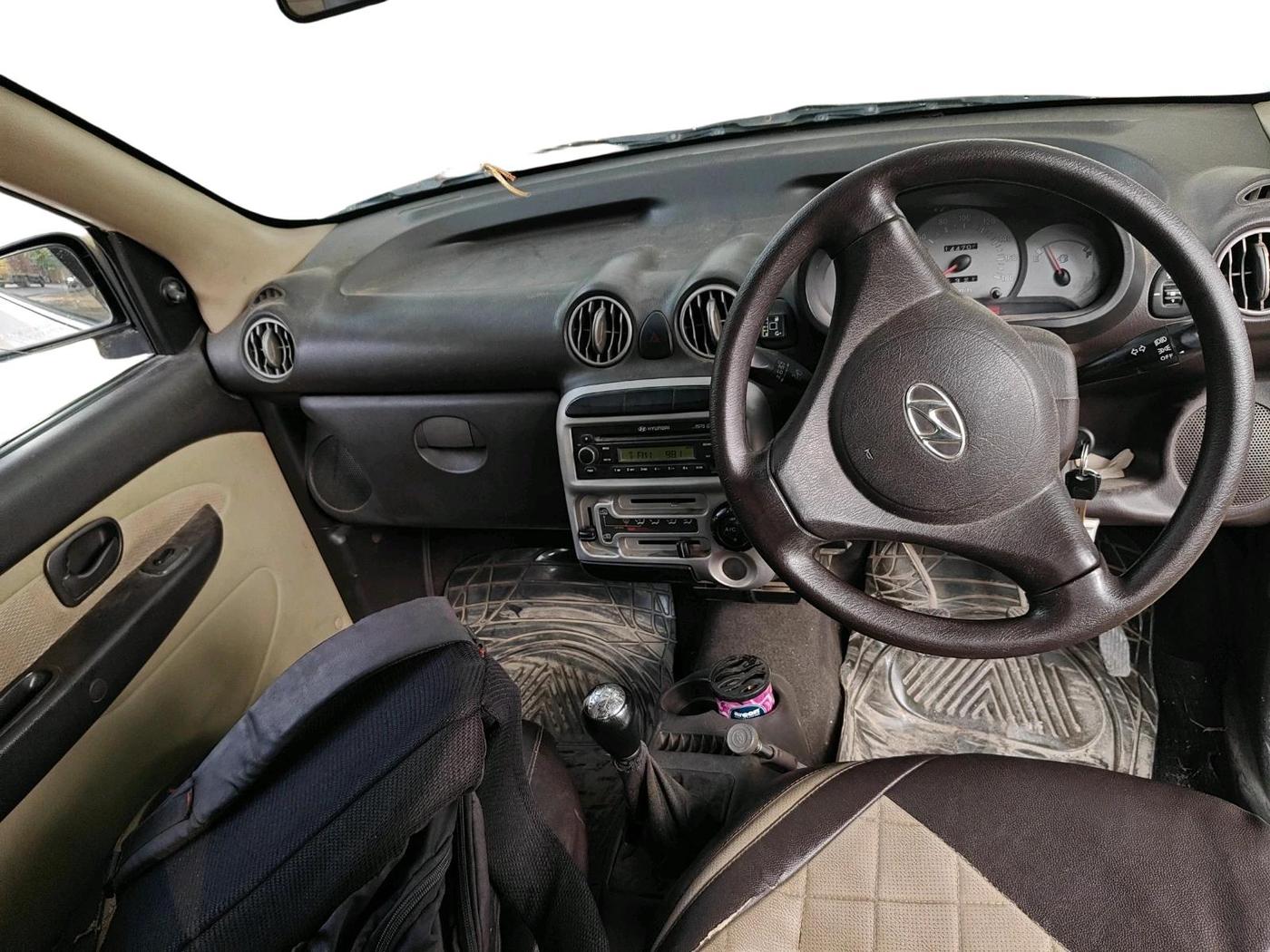 2011 Hyundai Santro Xing GLS, CNG, Manual, 1,44,704 km, interior