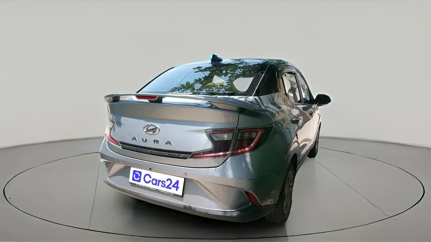 2022 Hyundai AURA S 1.2 CNG, CNG, Manual, 25,952 km, exterior