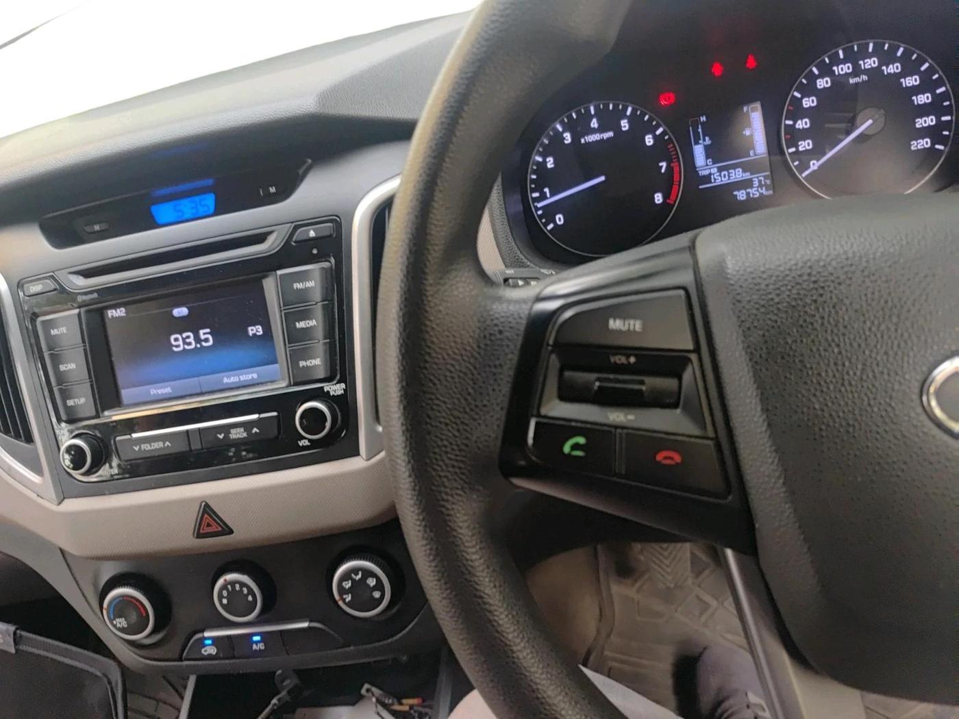 2018 Hyundai Creta E PLUS 1.6 PETROL, Petrol, Manual, 78,754 km, interior