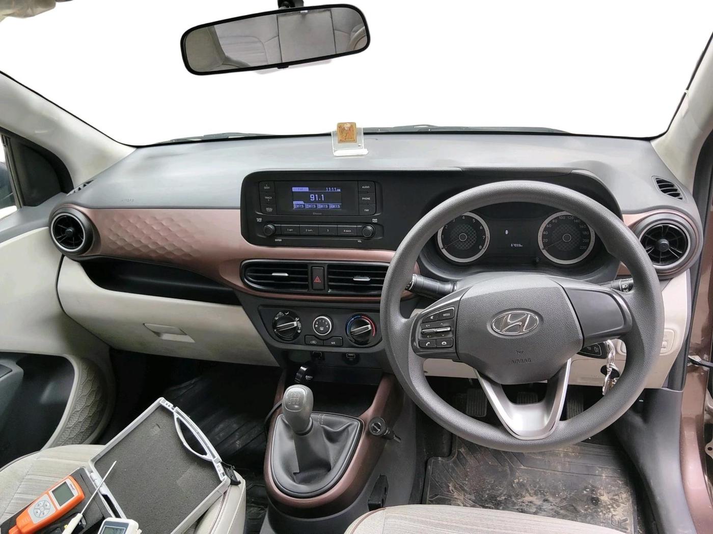 2020 Hyundai AURA S 1.2 CNG, CNG, Manual, 67,033 km, interior