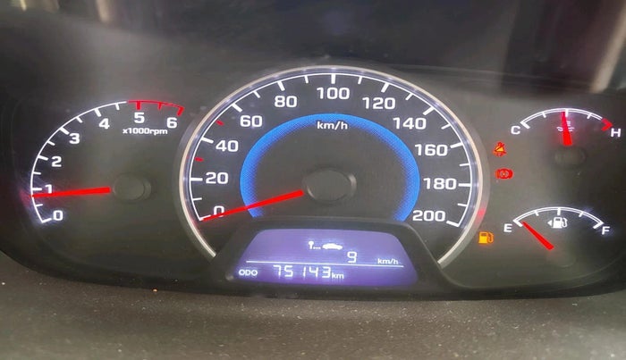 2017 Hyundai Grand i10 MAGNA U2 1.2 CRDI, Diesel, Manual, 75,143 km, interior