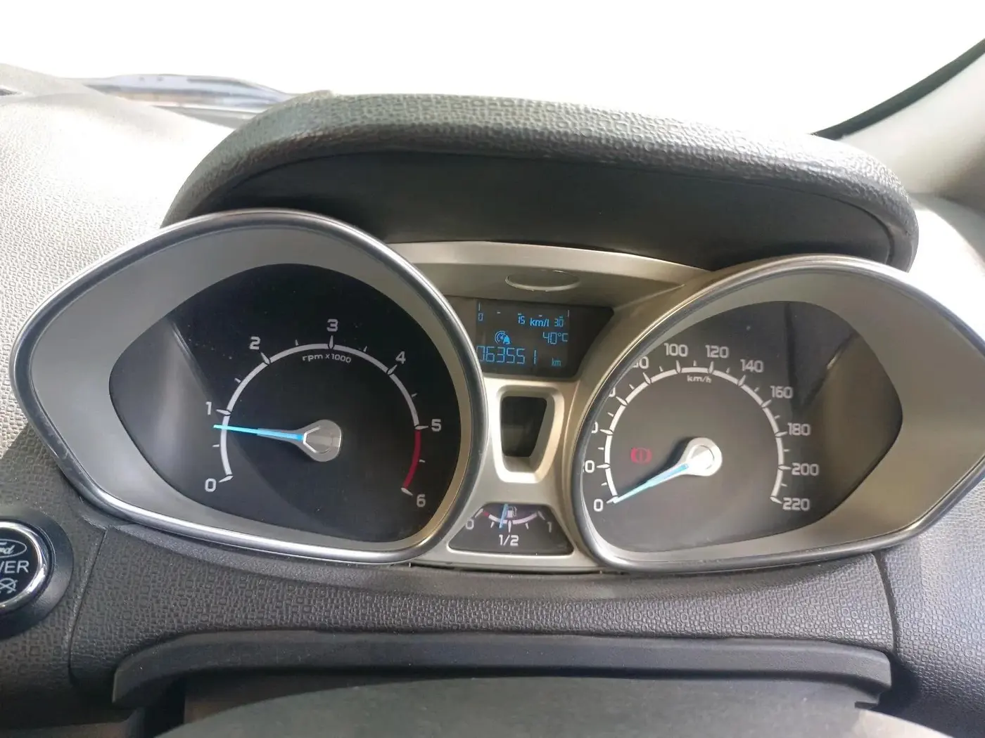 2016 Ford Ecosport TITANIUM 1.5L DIESEL, Diesel, Manual, 63,551 km, interior