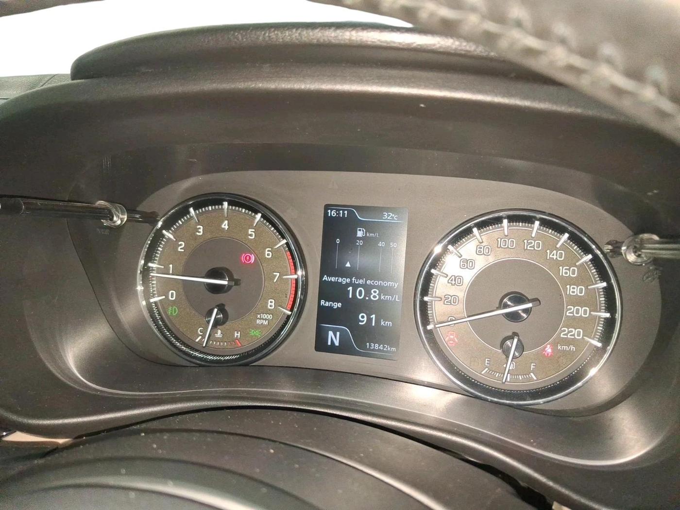 2022 Toyota Glanza V AMT, Petrol, Automatic, 13,842 km, interior