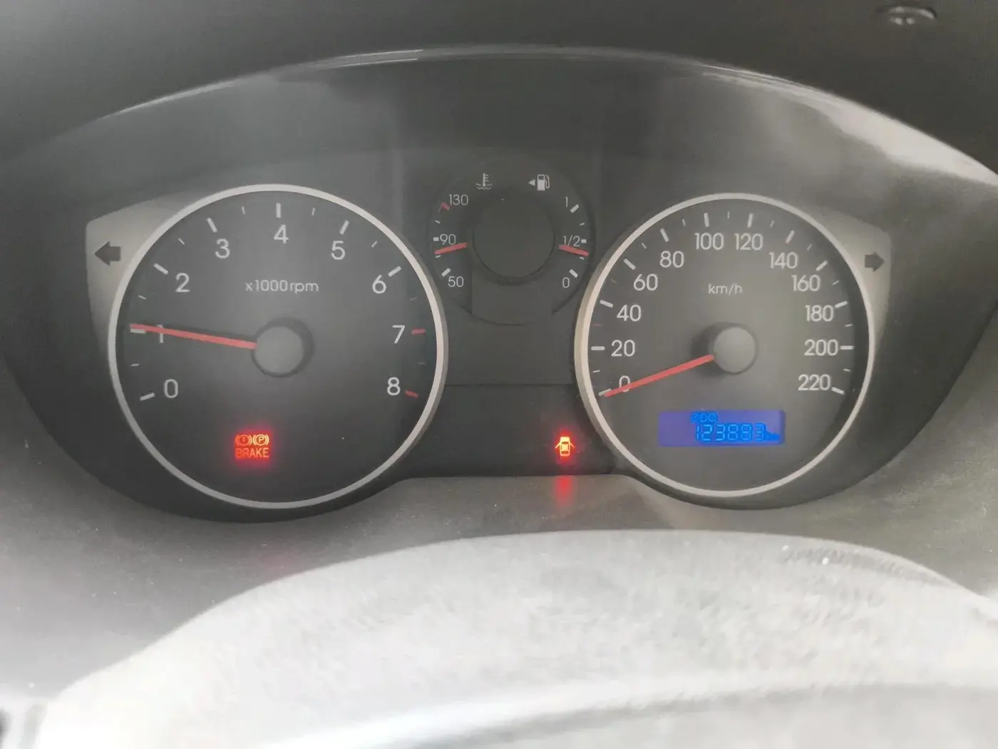 2012 Hyundai i20 SPORTZ 1.2, CNG, Manual, 1,23,883 km, interior
