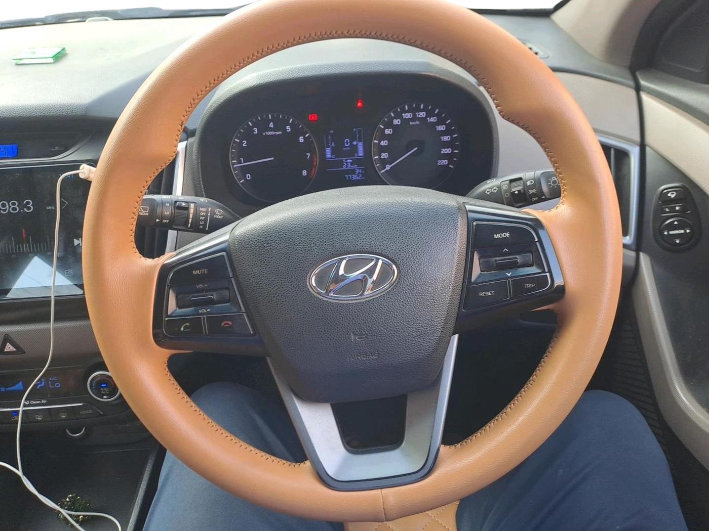 2016 Hyundai Creta SX PLUS 1.6 PETROL, Petrol, Manual, 77,362 km, interior