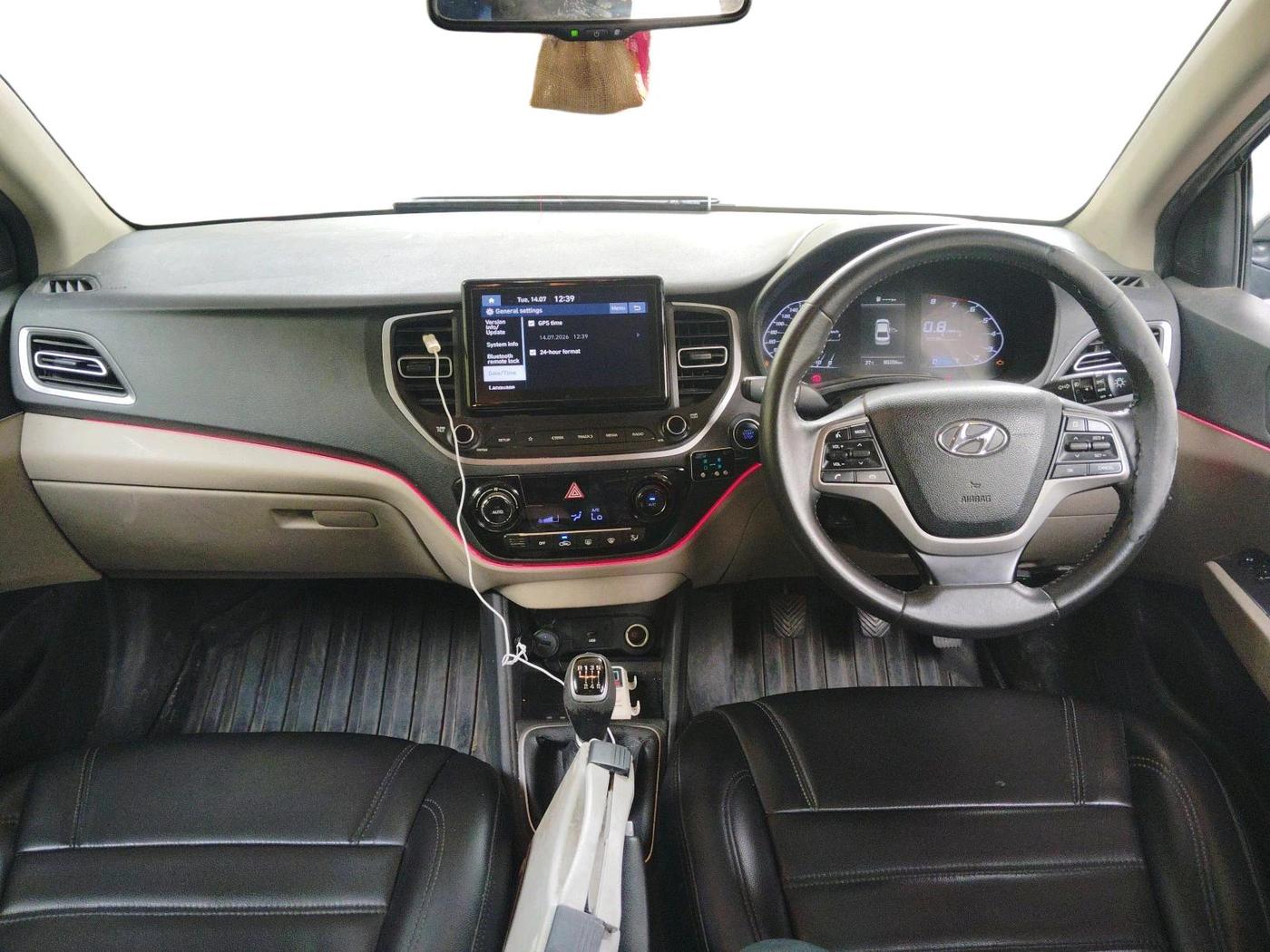 2021 Hyundai Verna SX 1.5 VTVT, CNG, Manual, 80,206 km, interior