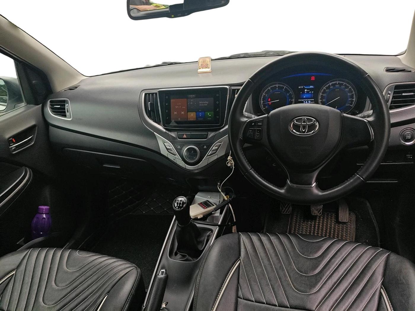 2021 Toyota Glanza V, Petrol, Manual, 39,933 km, interior