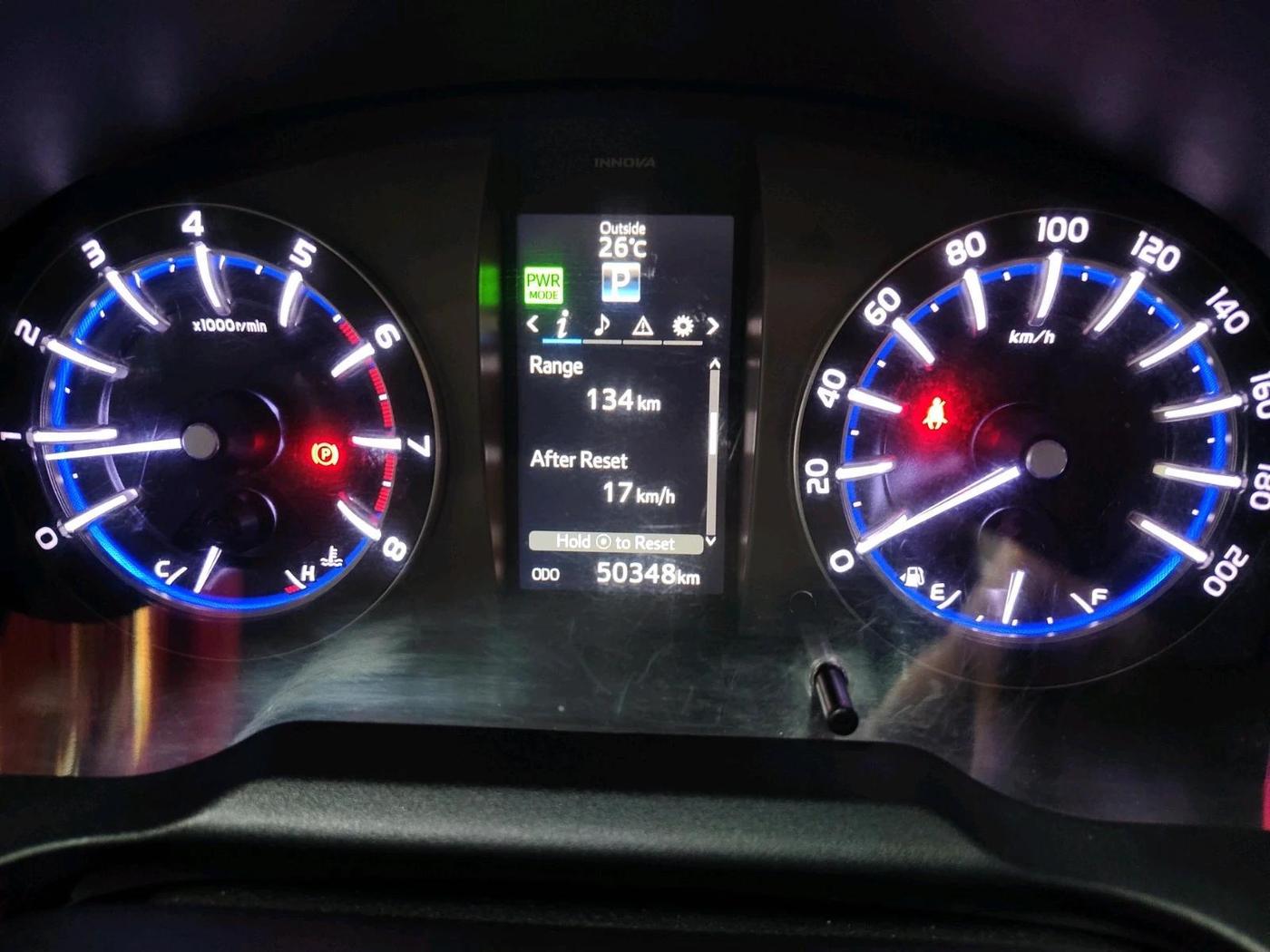 2021 Toyota Innova Crysta 2.7 ZX AT 7 STR, Petrol, Automatic, 50,348 km, interior