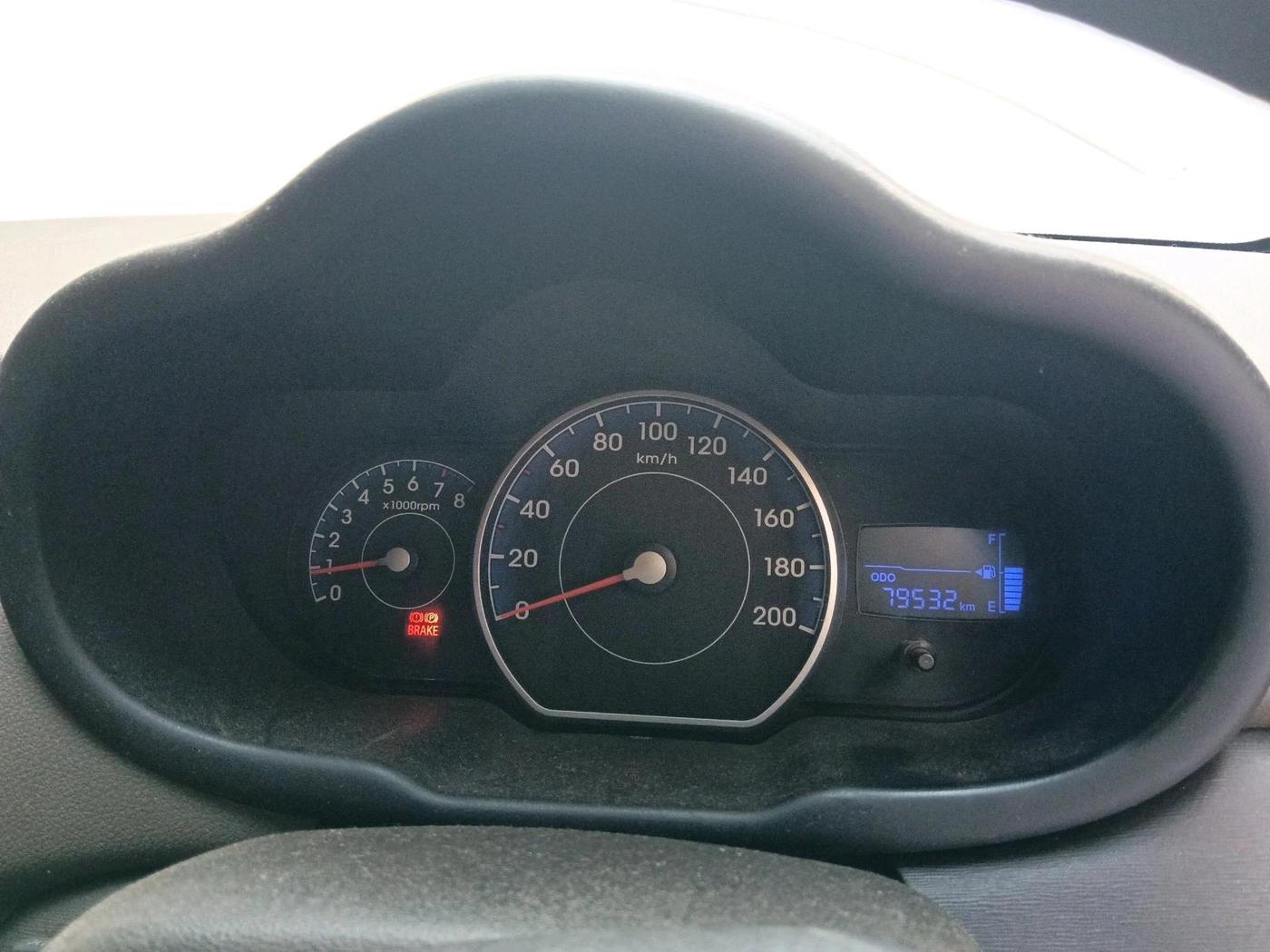 2012 Hyundai i10 MAGNA 1.2, CNG, Manual, 79,532 km, interior