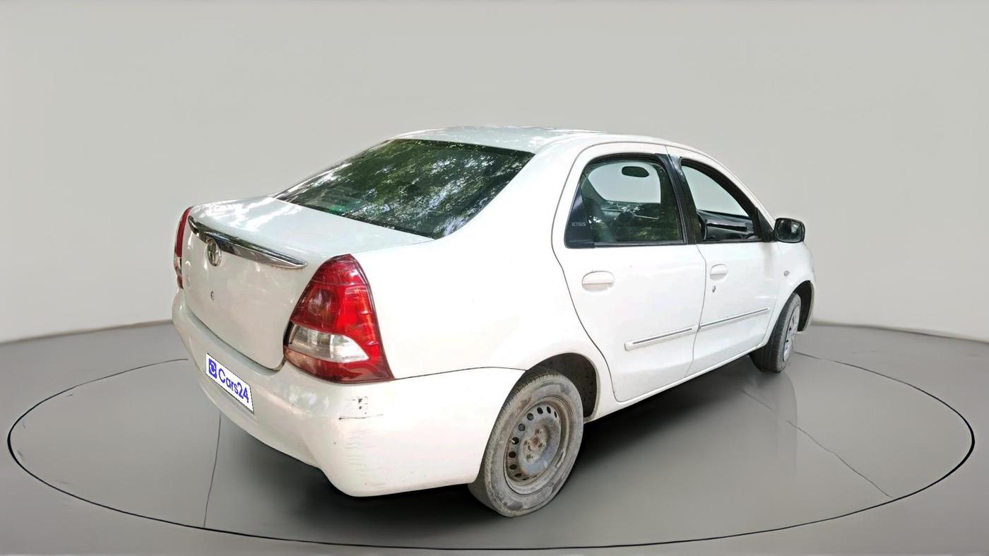 2011 Toyota Etios G, Petrol, Manual, 89,351 km, exterior