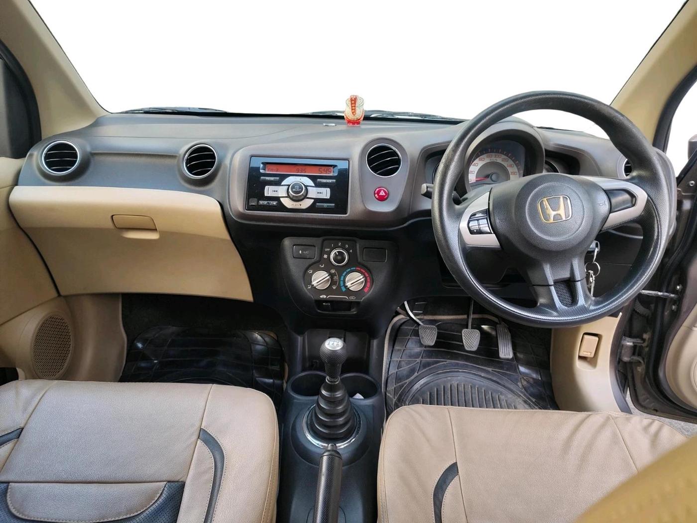2012 Honda Brio S MT, Petrol, Manual, 21,043 km, interior