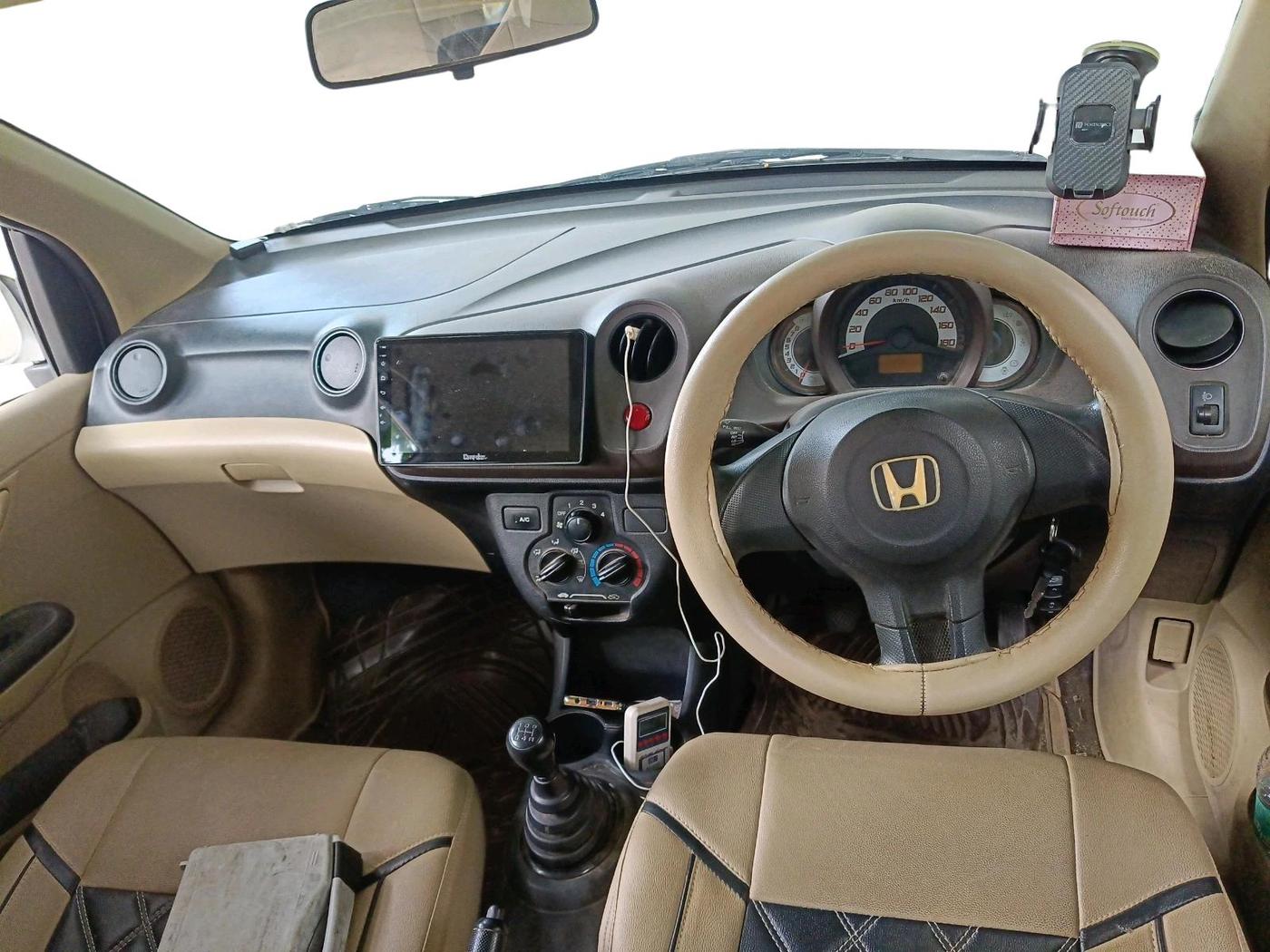 2012 Honda Brio E MT, Petrol, Manual, 45,721 km, interior