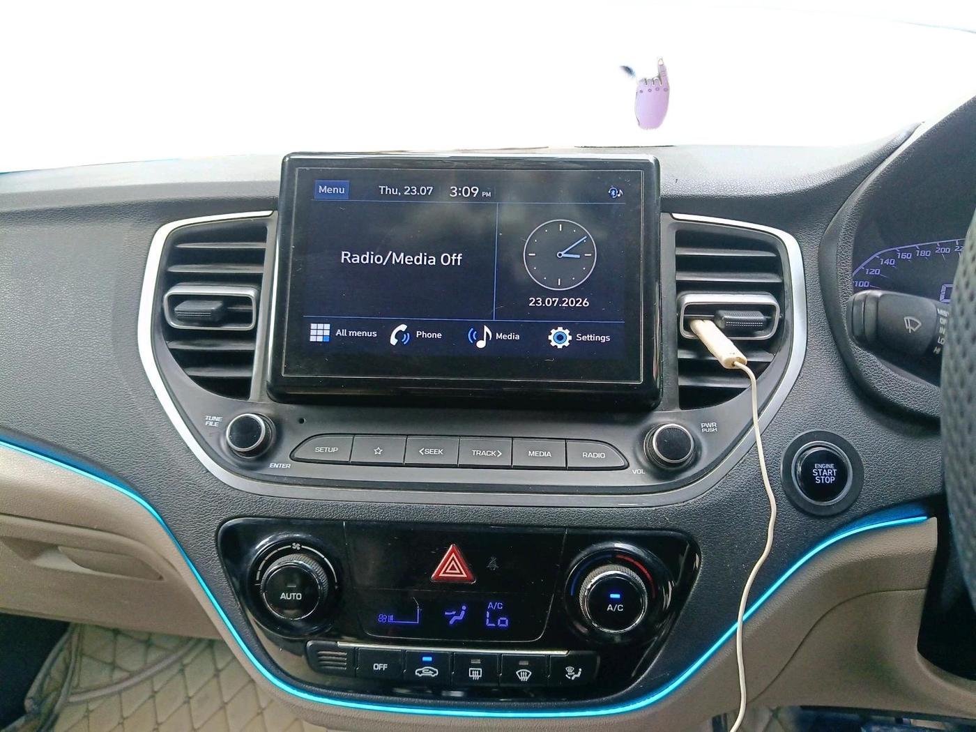 2020 Hyundai Verna SX 1.5 VTVT IVT, Petrol, Automatic, 63,521 km, interior