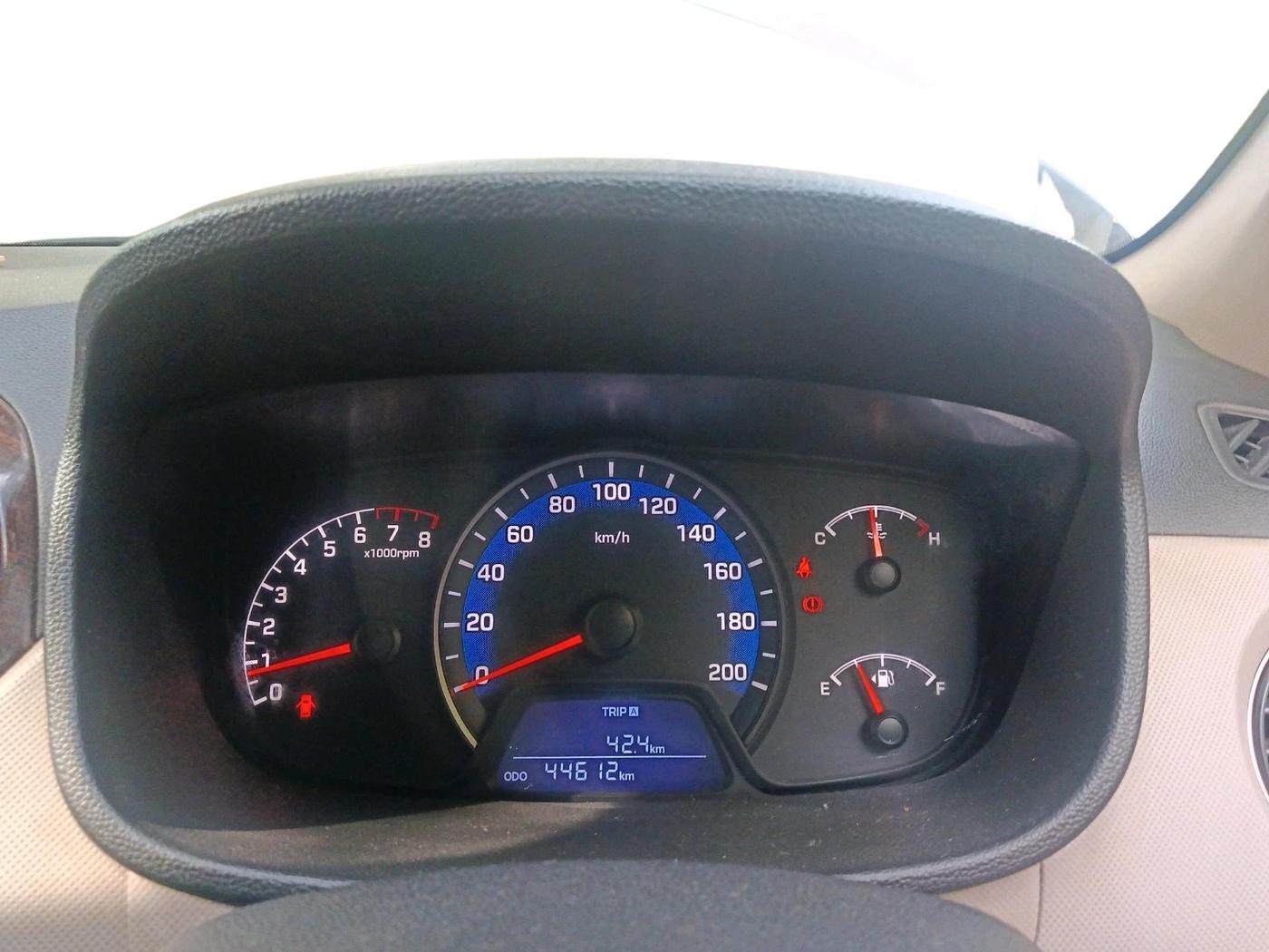 2016 Hyundai Xcent S 1.2, CNG, Manual, 44,612 km, interior