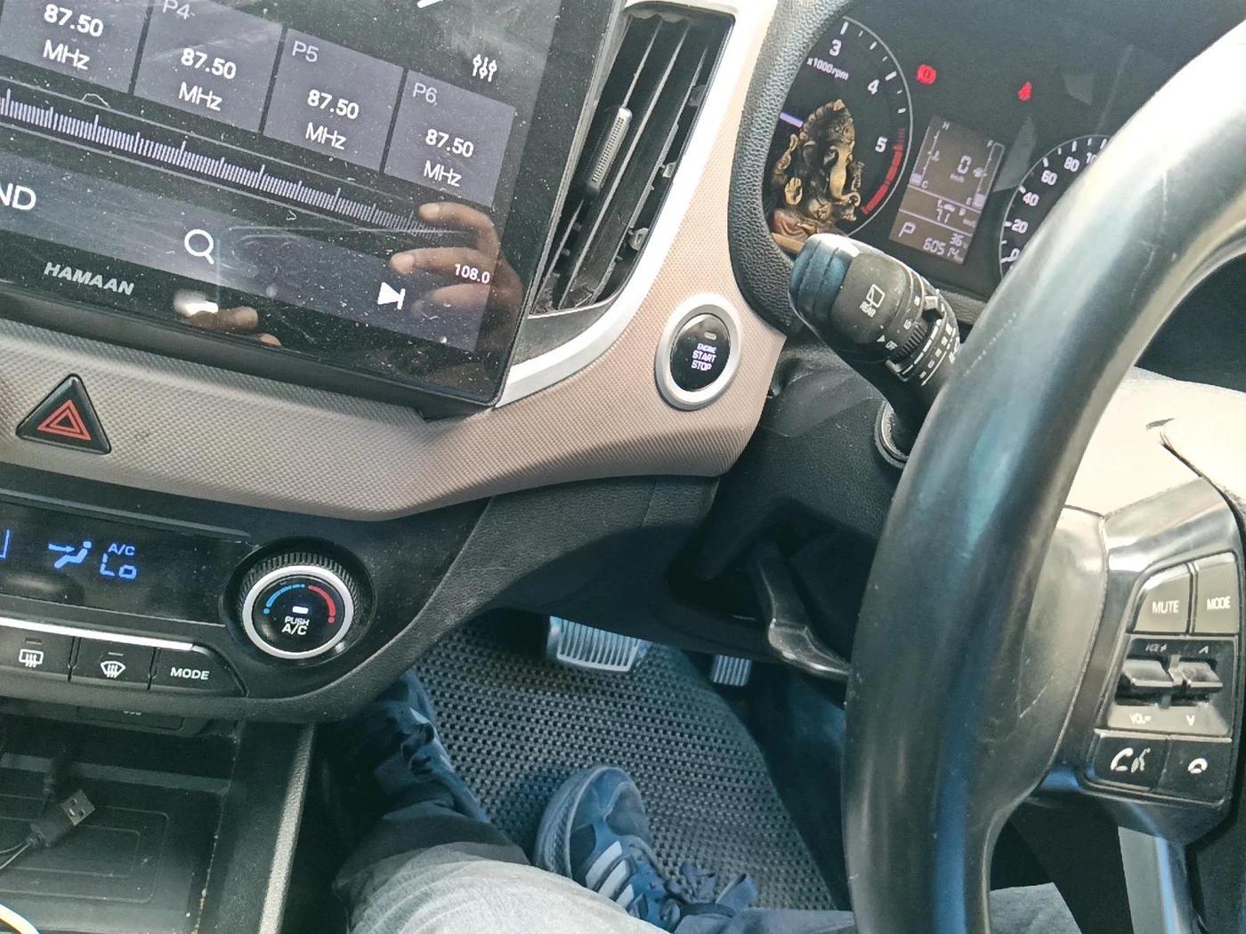 2019 Hyundai Creta SX AT 1.6 DIESEL, Diesel, Automatic, 60,514 km, interior