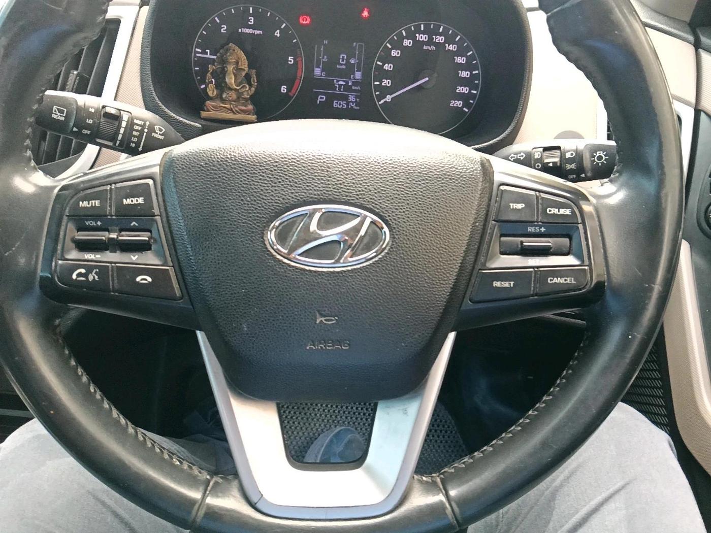 2019 Hyundai Creta SX AT 1.6 DIESEL, Diesel, Automatic, 60,514 km, interior
