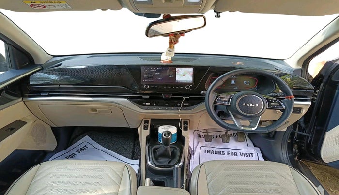 2022 KIA CARENS LUXURY PLUS 1.4 PETROL 7 STR, Petrol, Manual, 14,333 km, interior