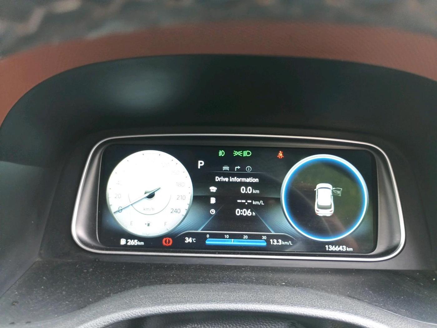 2021 Hyundai ALCAZAR 1.5 SIGNATURE (O) AT 6STR, Diesel, Automatic, 1,36,643 km, interior