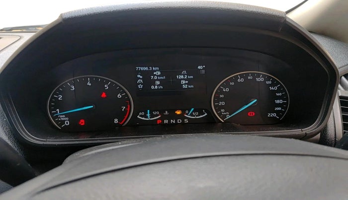 2019 Ford Ecosport TITANIUM + 1.5L PETROL AT, Petrol, Automatic, 77,696 km, interior