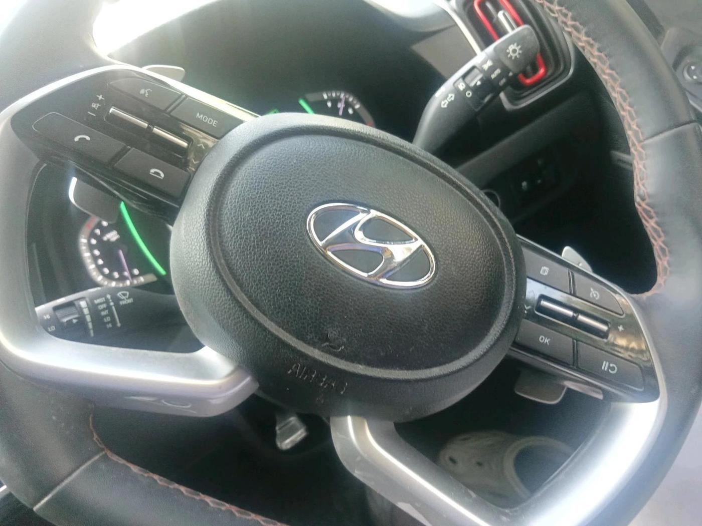 2022 Hyundai Creta SX (O) 1.4 TURBO DCT, Petrol, Automatic, 21,452 km, interior